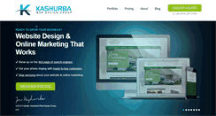 Desktop Screenshot of kashurbawebdesign.com